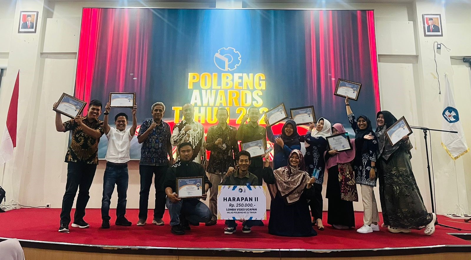 Prestasi Gemilang : Jurusan Teknik Informatika mendominasi perolehan penghargaan pada Polbeng Awards tahun 2023